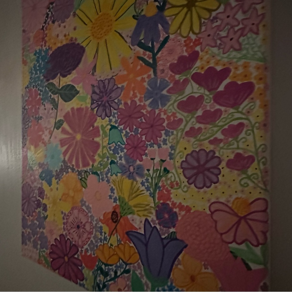 Colorful Floral Painting - Picture 5 of 8
